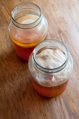 Kombucha Tea in a glass jar