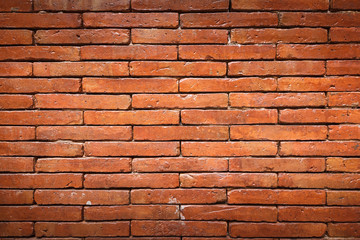 Brick wall texture pattern or brick wall background for interior or exterior design with copy space for text or image.