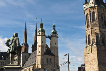Halle-Saale Stadtpanorama