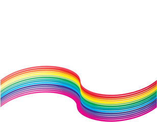 Fototapeta premium Abstract lines colorful background