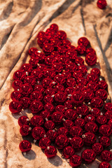 Red christmas balls