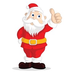 Cute Santa Claus icons, Cartoon character