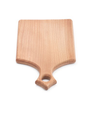 chopping board isolated on white