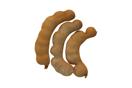 Tamarind isolated on white background