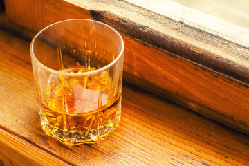 Autumn whiskey tumbler