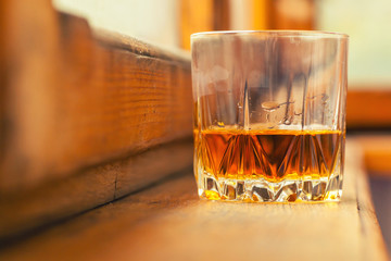Autumn whiskey tumbler