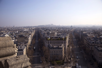 Plakat Paris from Arc de Triumph