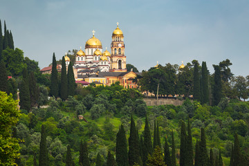 Obraz premium New Athos Monastery