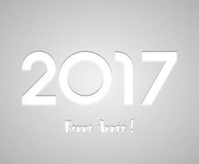 2017 Flat design - Version grise
