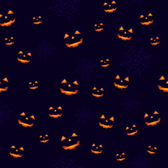 Fototapeta na wymiar Halloween seamless pattern
