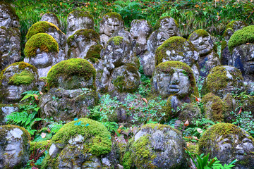 Otagi Nenbutsu Buddhist temple, Kyoto, Japan