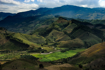 Thailand, Chiengrai's mountain view