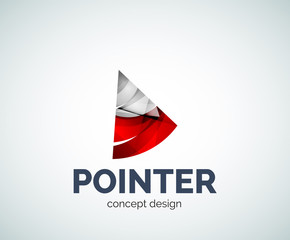 Arrow pointer logo business branding icon