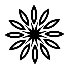 flower vector icon