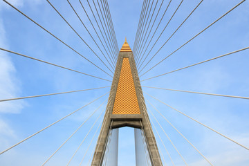 Industrial Ring Road Bridge, Samut Prakarn,Thailand.