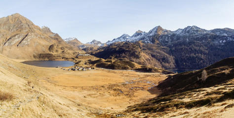 Lakes Ritom, Cadagno, Tom in the autumn