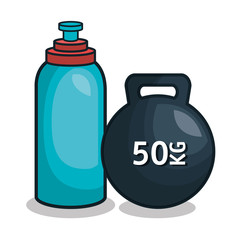 gym traininig hard isolated icons vector illustration design