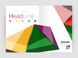 Obraz premium Low poly annual report