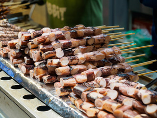  Asian cuisine - Octopus skewer