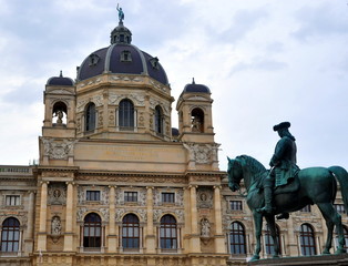 Wien - Reiterstandbild Otto Ferdinand Graf Traun