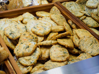 Korean odeng - Fishcake at a market
