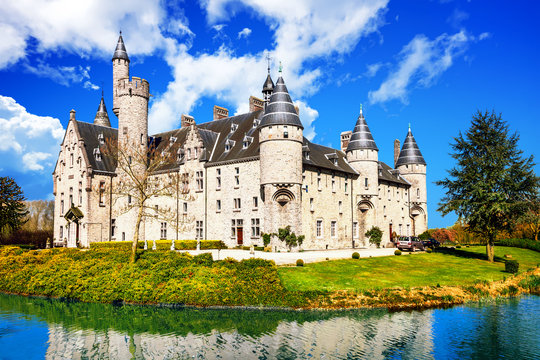 Beautiful romantic castles of Belgium -Marnix, Bornem
