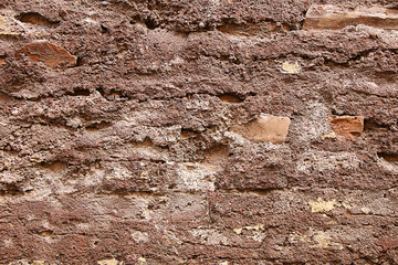 old crumbling wall
