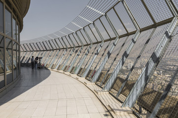 Observation deck at Milad Tower in Tehran