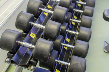 Obraz premium photo of different barbells