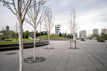 Shaft in City of Gardens, Katowice, Poland © eunikas