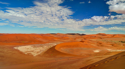 Sand dunes Namib-Naukluft national park in Namibia