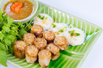 Deep fried spring rolls