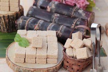 Brown sugar cubes is organic and cane.