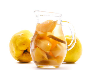 sweet delicious compote of quince