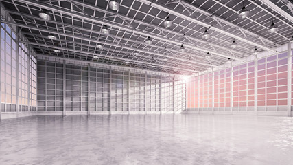 interior empty factory