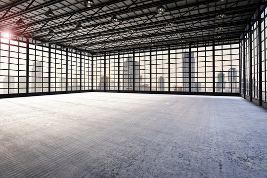 interior empty factory