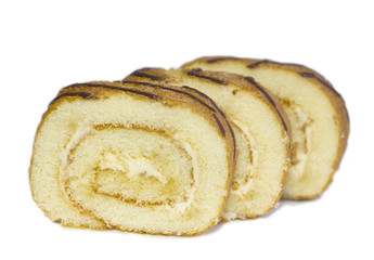 cake roll isolated