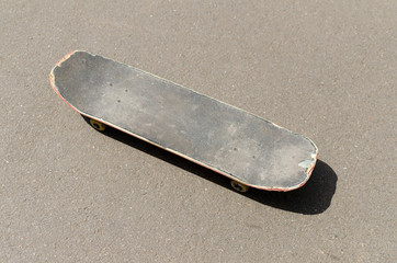 Young man with the skateboard 