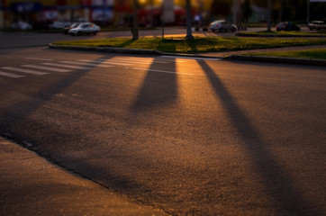 View to the cit streets