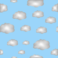 clouds on a blue sky