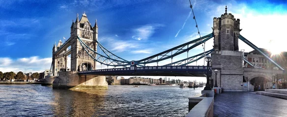 Foto op Aluminium london towerbridge pano © ericsan
