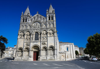 Fototapeta na wymiar Romanesque Cathedral of Angouleme, France.