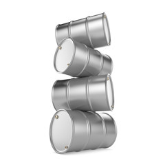 3D rendering aluminum barrel