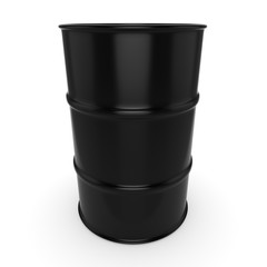 3D rendering black barrel