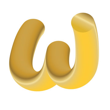 3D W Logo