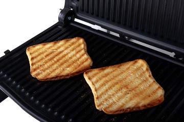 Burnt Toasted Bread on Toaster