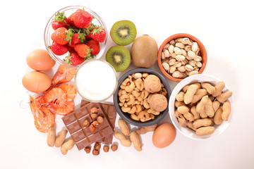 assorted allergy food