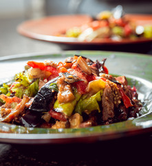 salad of grilled vegetables
