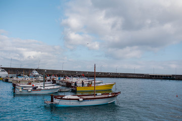 Fototapeta na wymiar Capri Boats