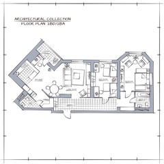 Drawn Floor Plan